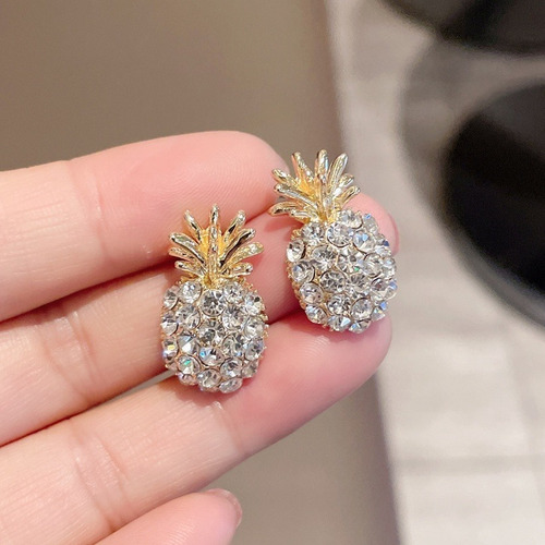 Hermosos Aretes De Tachuela En Forma De Piña