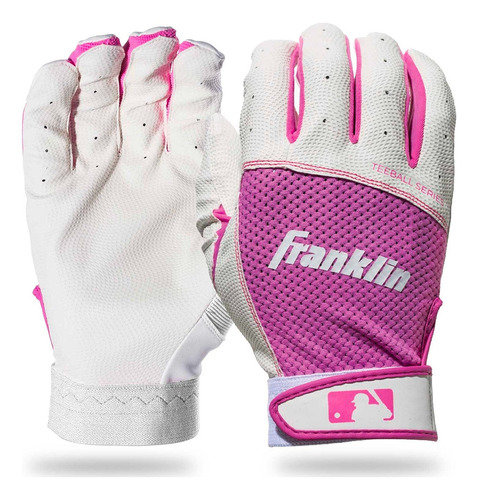 Guanteletas Beisbol Softbol Flex Franklin Rosa Bnco Infantil Color Rosa Chicle Talla Chica