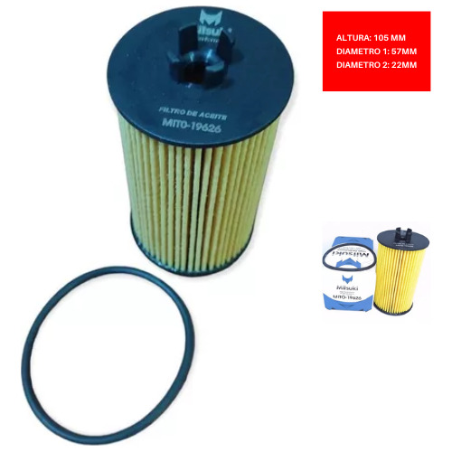 Filtro Aceite Opel Corsa E 1.4 Turbo B14neh 2015