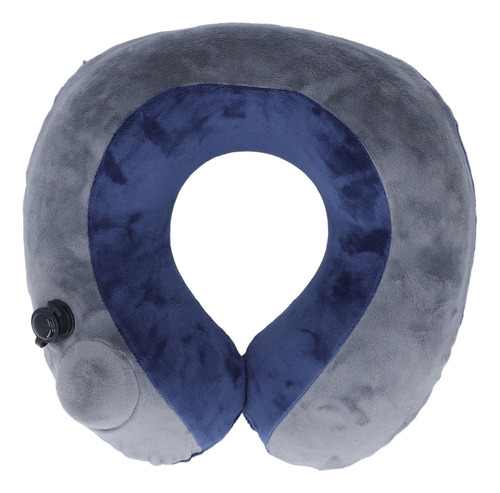 Almohada De Viaje Inflable Con Cadena De Cuello Portátil En