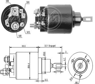 Solenoide O Automatico Vw Gol Zm 571