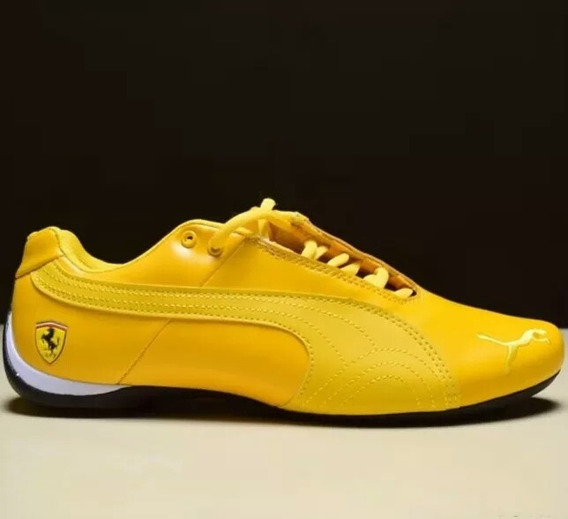 tenis puma ferrari amarelo