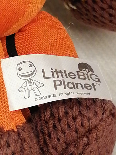 Imagen 4 de 7 de Peluche Original Sackboy Afro Little Big Planet 22cm...