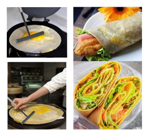 2 Piezas Esparcidor Crepé Utensilio Esparcidor Herramienta
