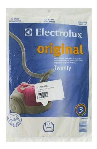 Descartável 3 Un Para Asp Electrolux Twenty 77405