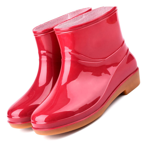 Botas De Lluvia Para Mujer, Botas Cortas Antideslizantes A L