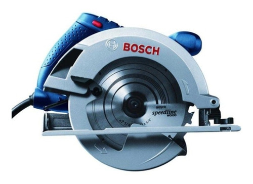 Imagem 2 de 3 de Serra circular elétrica Bosch GKS 20-65 184mm 2000W azul 220V