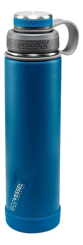 Termo Metalico Doble Pared Acero Inoxidable 709ml Colores Color Azul Acero