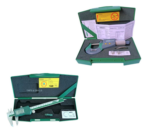 Calibrador Vernier Digital De 12+ Micrómetro Dig P/ext De 2