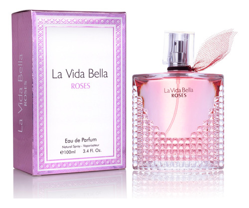 La Vida Bella Roses Eau De Parfum - Fragancia Floral De Ám.