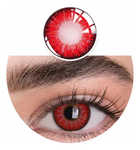 Pupilentes Ayy R E D Cosplay Para Halloween fiestas Disfraz