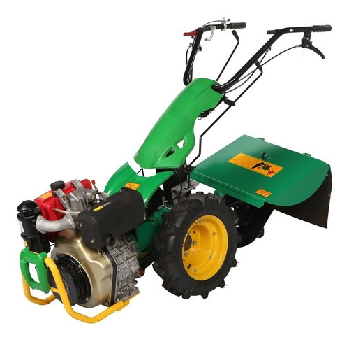 Microtrator Motocultivador Diesel 10 Cv Com Arado Rotativo