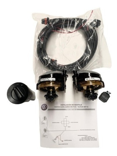 Kit Con Cableado Faros Auxiliares Orig Volkswagen Fox/suran