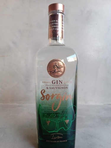 Gin Sorgin (base A Uvas Sauvignon Blanc) Francés Por Bot !!! Sauvignon Blanc