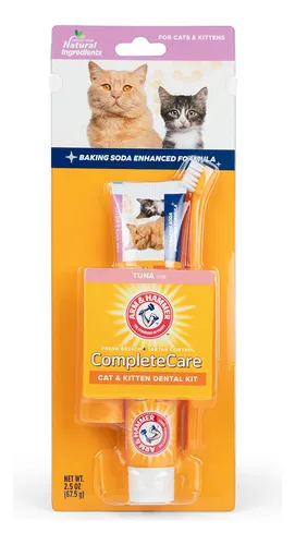 Crema Dental Con Cepillo Gato
