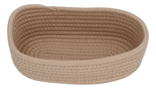 Cesta Organizadora Weaving Rope Para Aperitivos Tejidos En C
