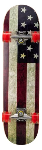 American Vintage Usa Flag Skateboard For Kids Girls Boys You