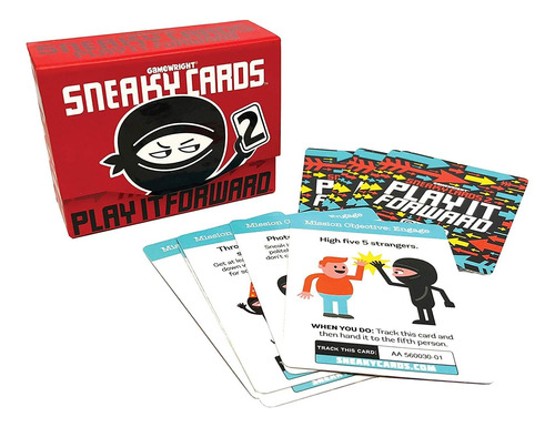 Gamewright Sneaky Cards 2 - Play It Forward Multicolor, 5