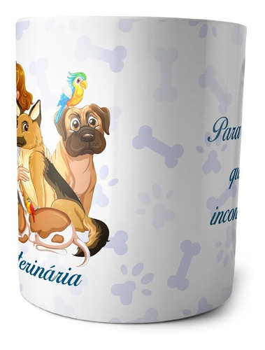 Caneca Personalizada Medicina Veterinária - Profissões