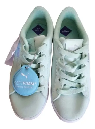 Zapatos puma top originales dama verde