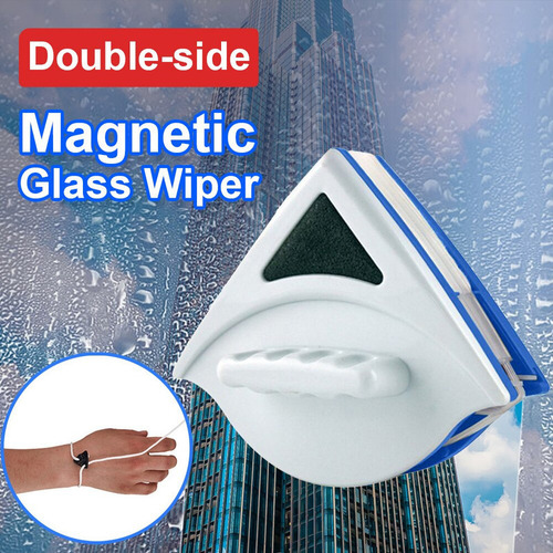 Herramienta Magnética Para Limpiar Ventanas De Vidrio, Limpi Color Blanco