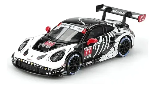 Mini Gt Porsche 911gt3 R #77 Imsa Petit Rexy Skeleton #1143