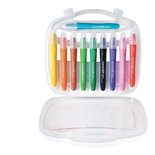 Imagen 4 de 5 de Set De Crayones Gel Lavables Acuarelable X10 Maped 836310