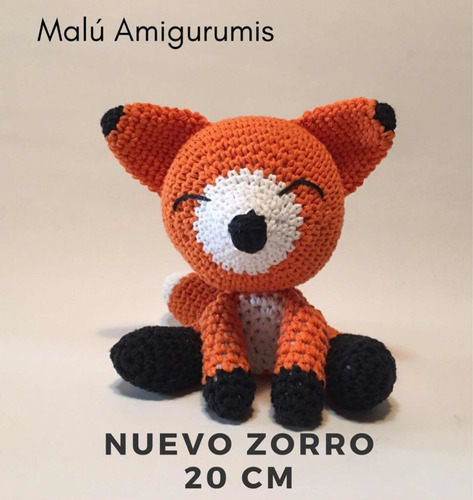 Zorro Peluche Tejido 20 Cm