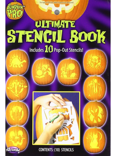 Pumpkin Pro 94601 Ultimate Stencil Book Pumpkin Accesorio, M