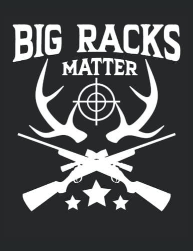 Big Racks Matter: Cuaderno Punteado Carta -21 59 X 27 94 Cm-