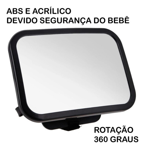 Espelho Retrovisor Bebê Conforto Cadeirinha - Quality Home