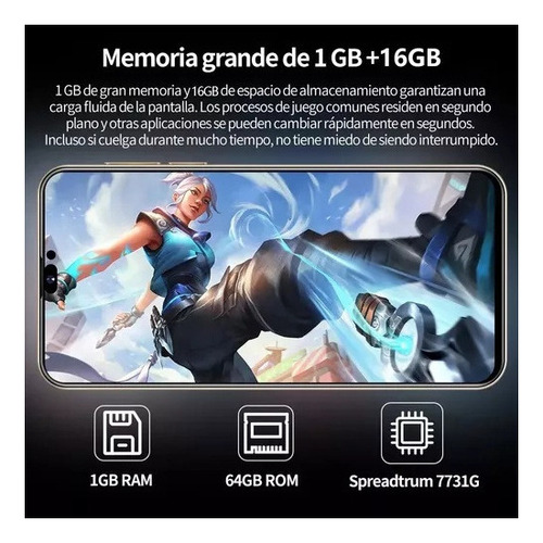 Android Mobile 14 Pro Max 6.1 Pulgadas De Ram (1 Gb) Y Rom