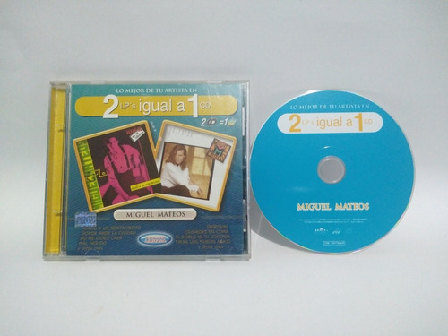 Miguel Mateos 2 Lps Igual A 1 Cd 