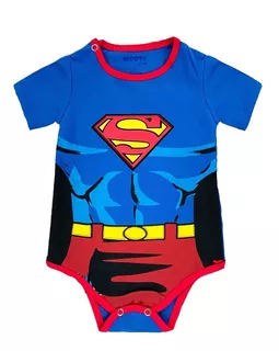 Body Bebé Disfraz Superman Algodón