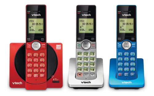 Teléfono Inalámbrico Vtech Cs6919-3a Con Identificador De Ll