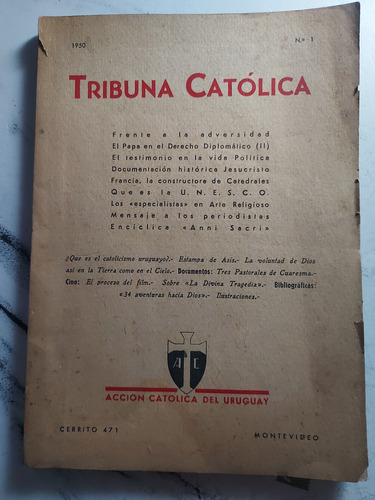 Tribuna Católica. Lote De 2. Ian1196