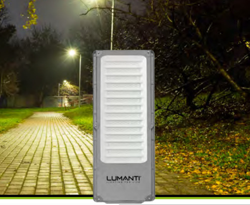 Luminária Para Poste/pública 200w Led 5000k Ip66 Lumanti Carcaça Cinza-escuro Luz Branco-frio 127/220v