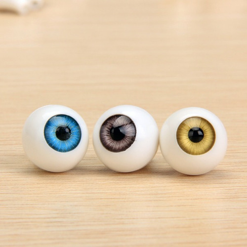 Fweaad 8 Piezas Doll Eyes 16mm Ojos De Muñeca Redondo