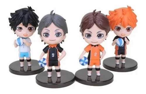 Haikyuu Figuras Gashapones Set X 4  