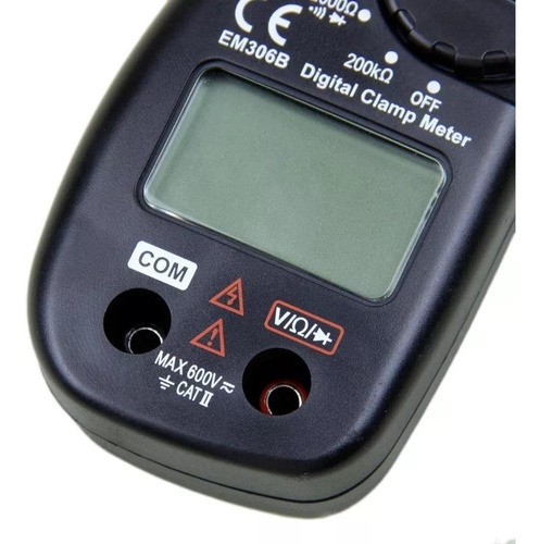 Conector Aperímetro Digital T855 de Alicate, color negro
