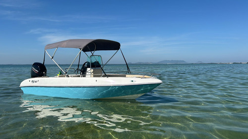 Lancha Rs 160 Fishing Com Motor Mercury 50 Hp Com Trim 0km