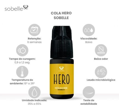 Cola Sobelle Hero Para Cílios 3ml