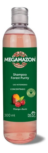 Pet Society Shampoo Para Cães Pitaga/buriti Megamazon 300ml Fragrância Pitanga E Buriti