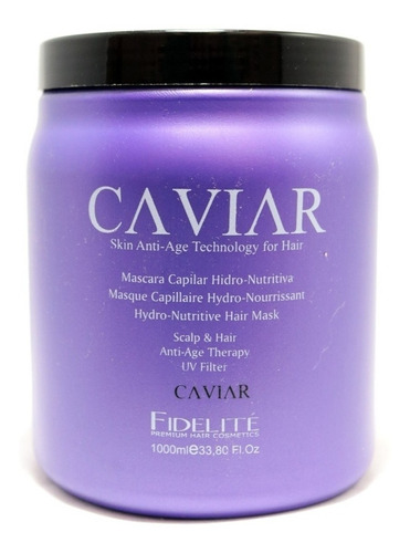 Mascara Capilar Caviar Fidelite 1 Kg Hidro Nutritiva 