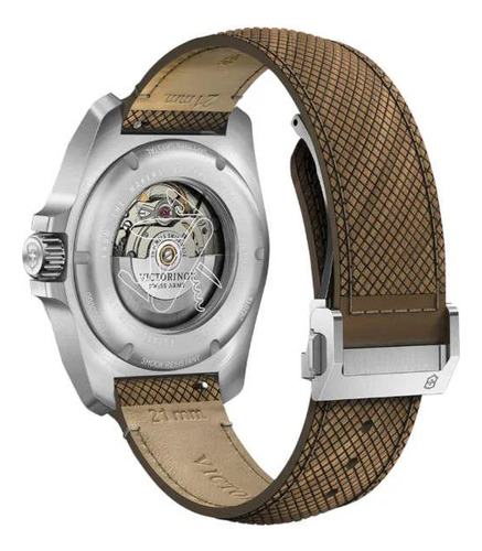Reloj Victorinox 241836 Negro Automatico Hombre 200 Zafiro Marrón Claro Plateado Negro