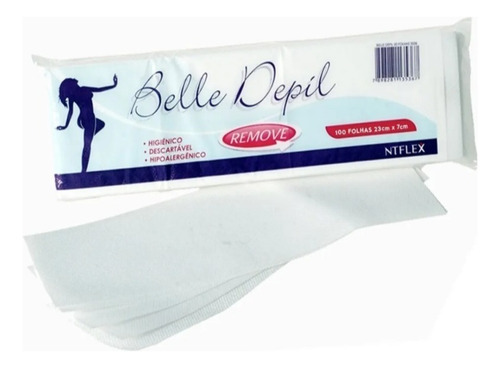 Lenço Depilatorio Belle Depil 200folhas Ntflex Depilação