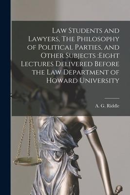 Libro Law Students And Lawyers, The Philosophy Of Politic...