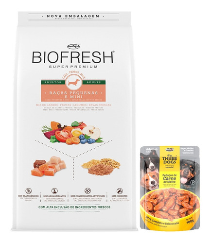 Biofresh Perro Adulto Raza Pequeña Y Mini 3 Kg + Regalo