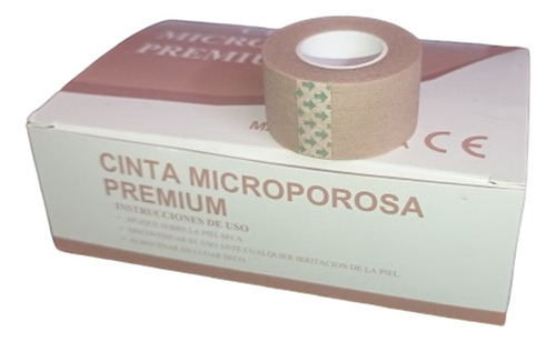 Cinta Microporosa Premium De 2,5 Cm O 5 Cm. X 9 Mts.