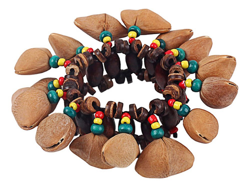 Pulsera De Cascos De Nueces Hecha Mano Campanilla Djemb...